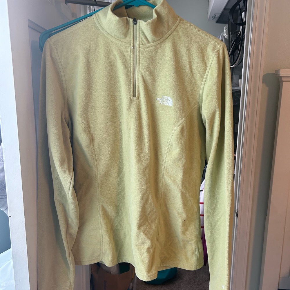 The North Face Women's Light Green Turtleneck Sweater